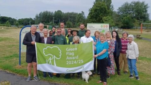 Ainsdale Village Park volunteers proud to celebrate prestigious Green Flag Award