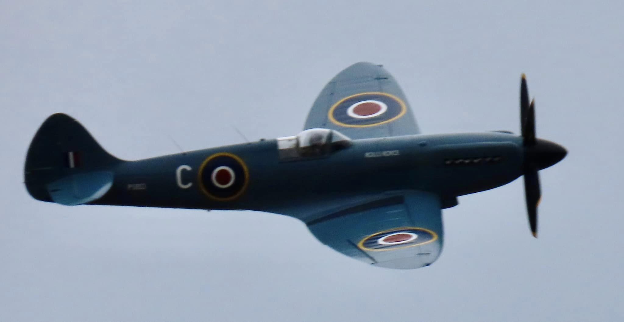 Southport Air Show. The Spitfire Photo by Andrew Brown Stand Up For Southport