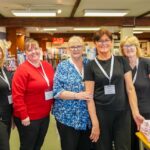 Edinburgh Woollen Mill on Lord Street in Southport. Lesley Mayo (centre) and her team. Photo by Bertie Cunningham Southport BID