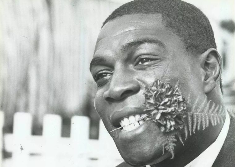Frank Bruno MBE officially opened Southport Flower Show in 1989 and had a carnation named after him