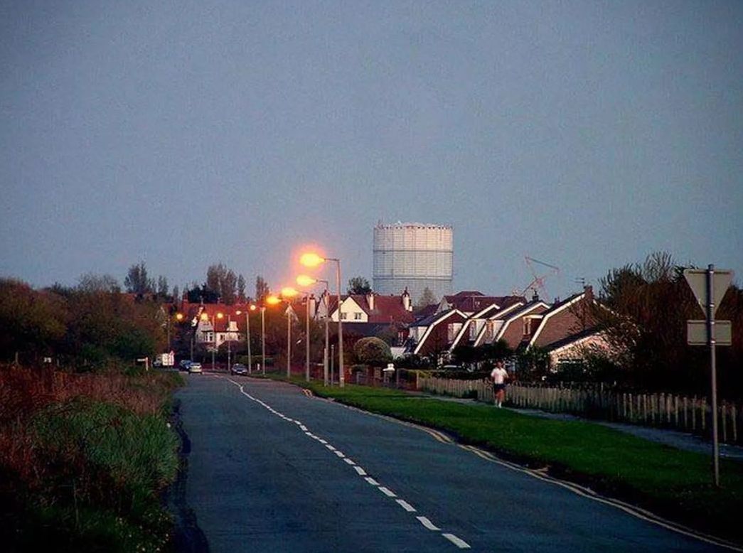 A last look at the gasometer at High park in Southport visible from most of the surrounding area. Photo by Alan Marsh