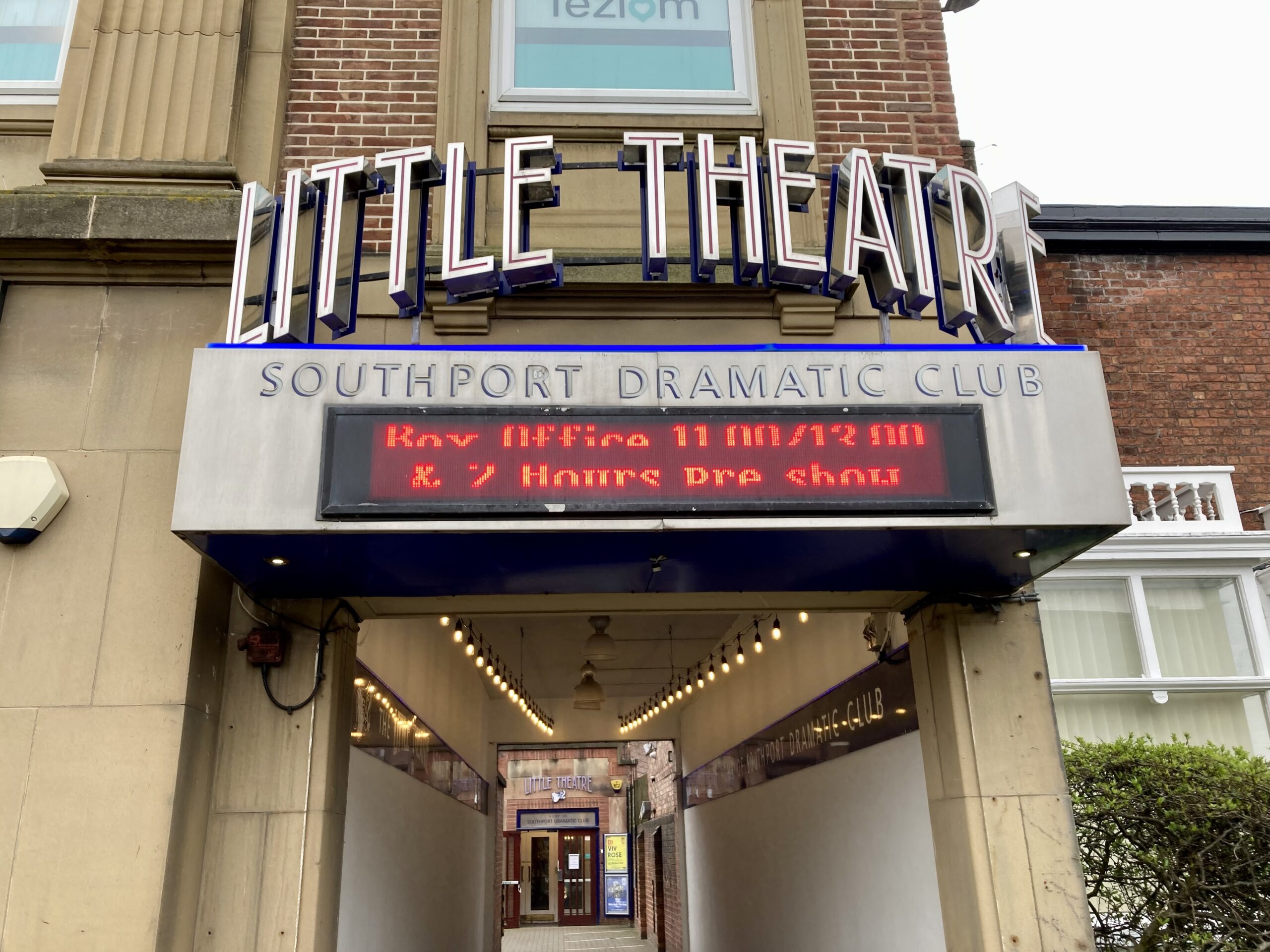 The Little Theatre in Southport. Photo by Andrew Brown Stand Up For Southport 