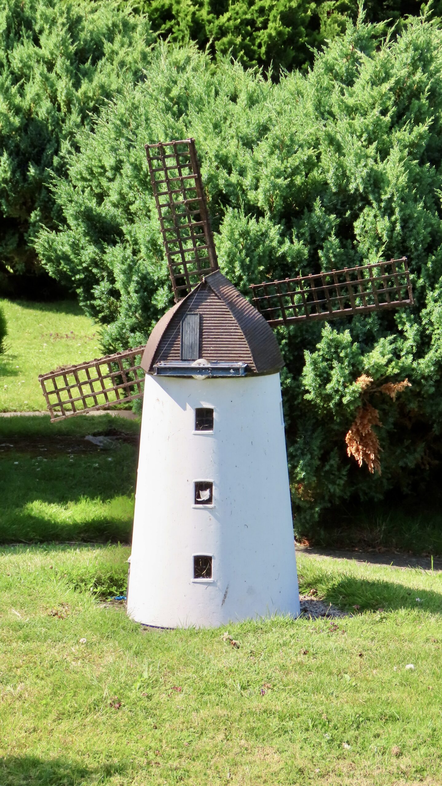 The Model Railway Village in Southport. A replica of Lytham Windmill. Photo by Andrew Brown Stand Up For Southport