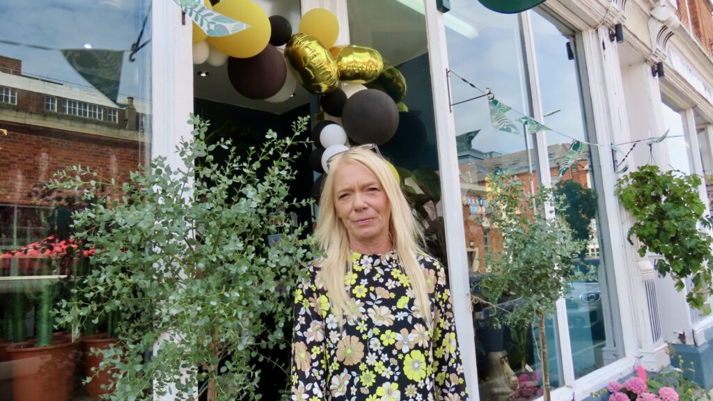 The Plant Room in Southport, owned by Tracy Jones.