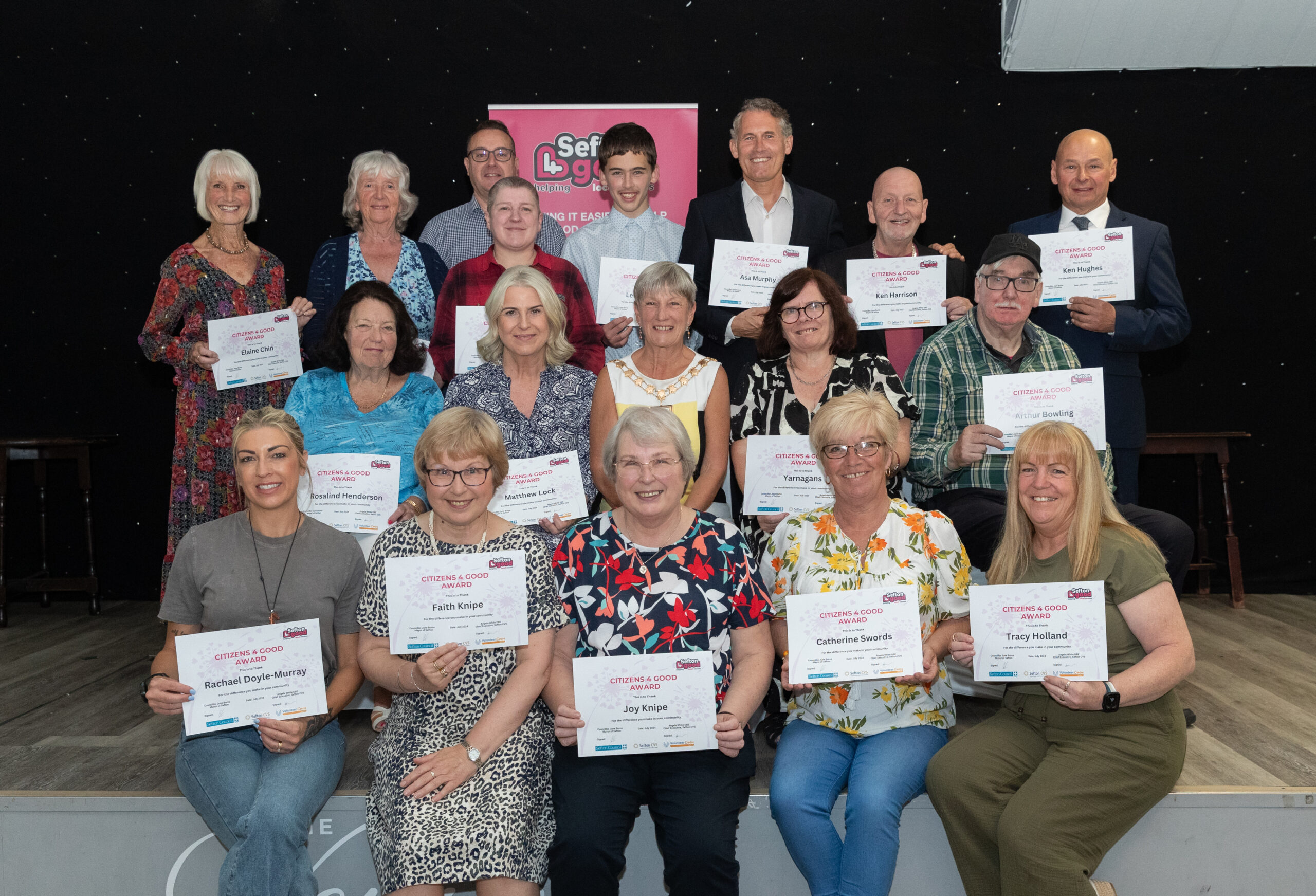 Sefton 4 Good awards event at Maghull Town Hall