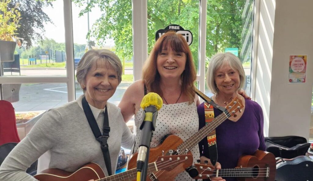 A popular ukulele project in Southport Library at The Atkinson where people can borrow instruments and have free lessons has proved so popular its expanding to Formby