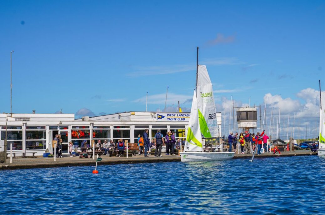 Boats from West Lancashire Yacht Club enjoy the Marine Lake in Southport. Photo by Bertie Cunningham Southport BID