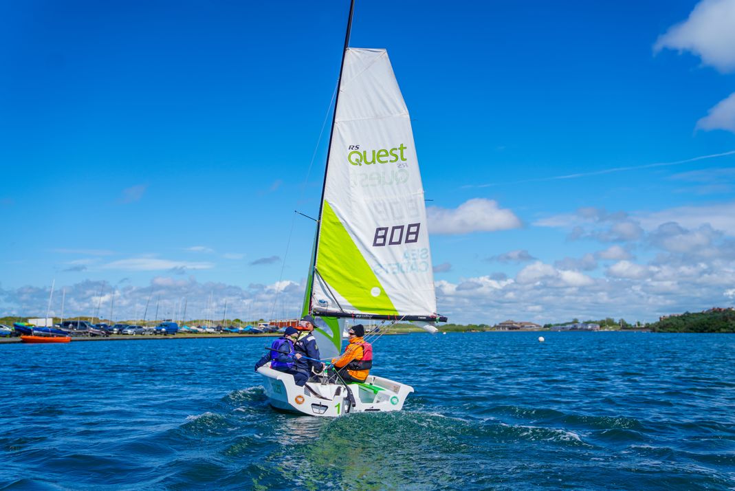 Boats from West Lancashire Yacht Club enjoy the Marine Lake in Southport. Photo by Bertie Cunningham Southport BID