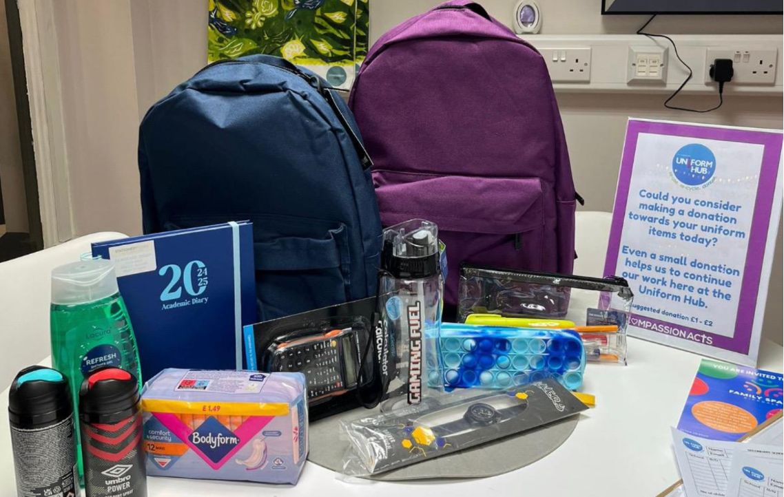 The Sefton Council Marine Lakeside Events Centre (MLEC) Project Team has successfully collected a number of Back to School kits to support local families with costs