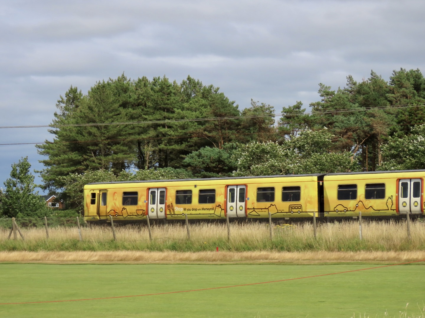 A Merseyrail train in Southport