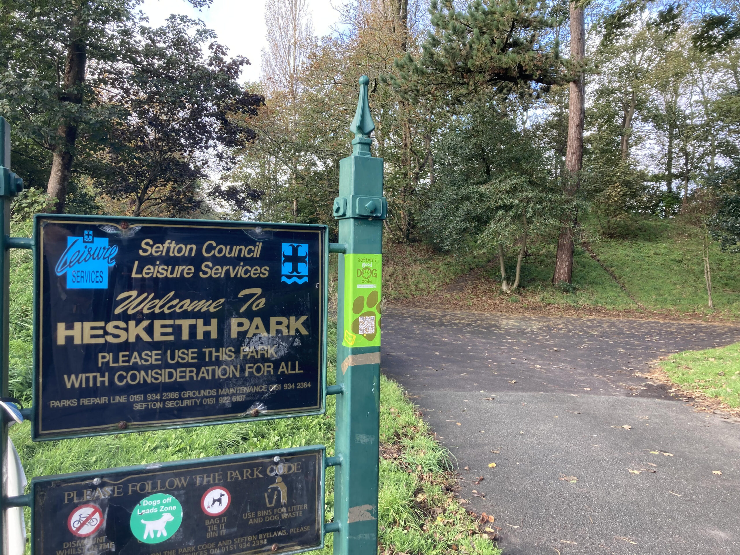 Hesketh park in Southport. Photo by Andrew Brown Stand Up For Southport