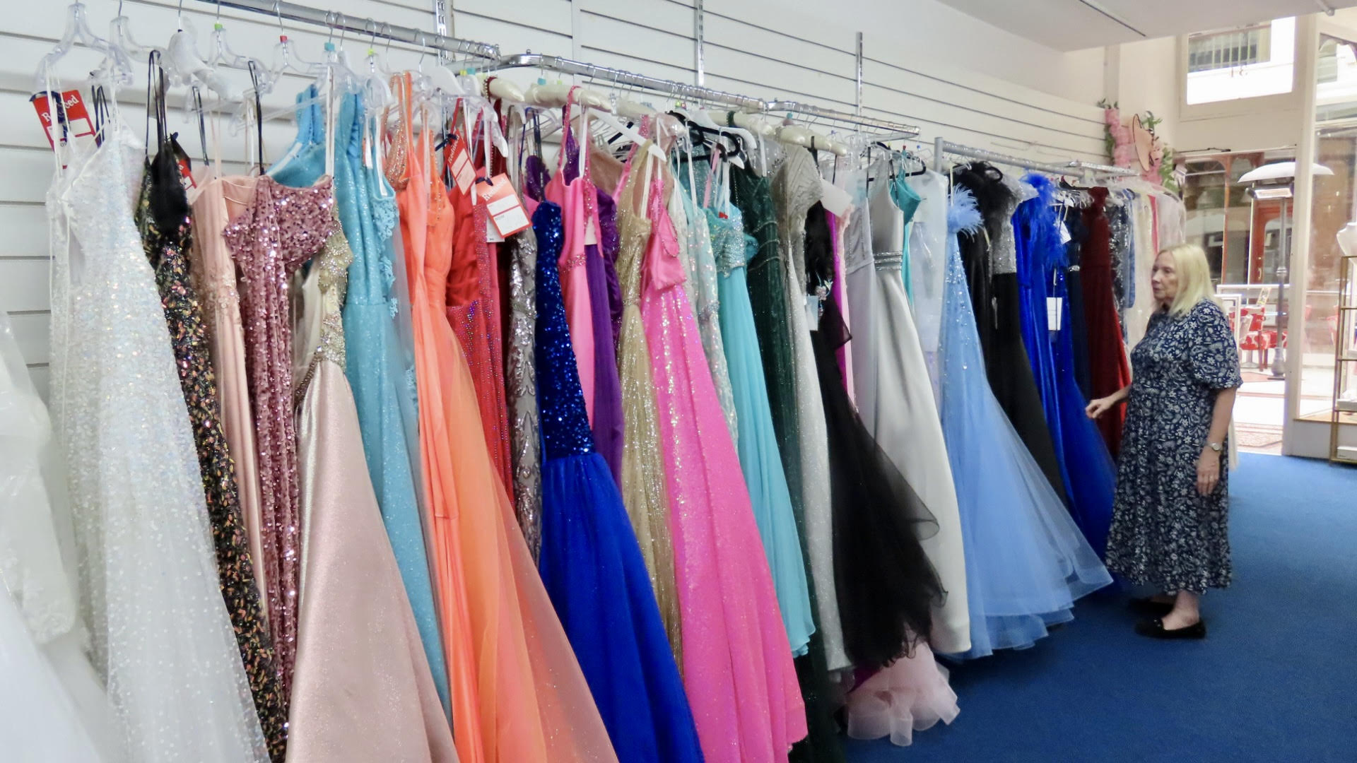 Lily May Bridal, Prom and occasion wear in Wayfarers Shopping Arcade in Southport. Photo by Andrew Brown Stand Up For Southport