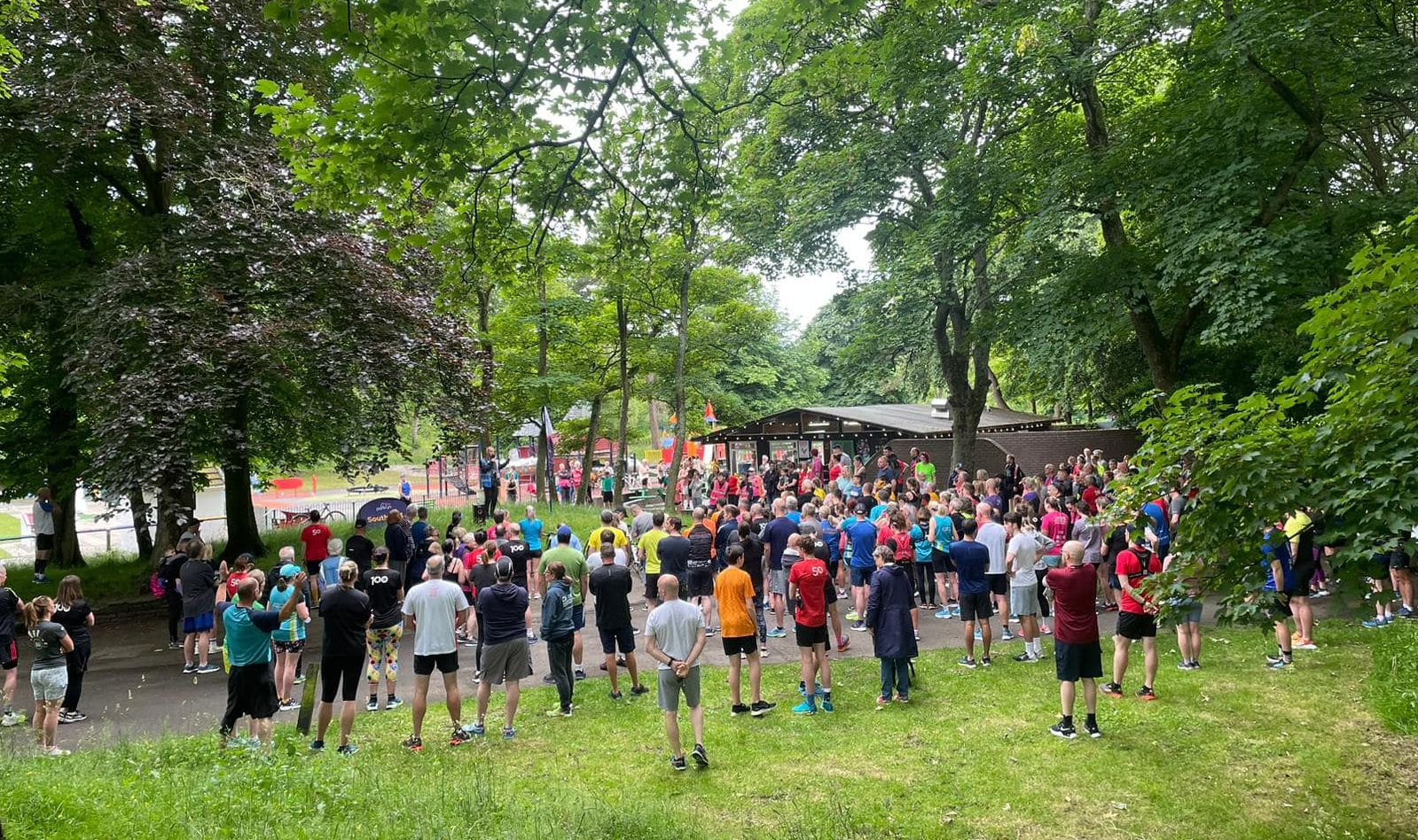 The Parkrun at Hesketh park in Southport. Photo by Claire Brown Stand Up For Southport