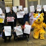 Southport Hesketh Round Table is bringing the yellow 6-foot teddy bear out of hibernation for the weekend to visit the schools and businesses of Southport on Friday 15th November 2024