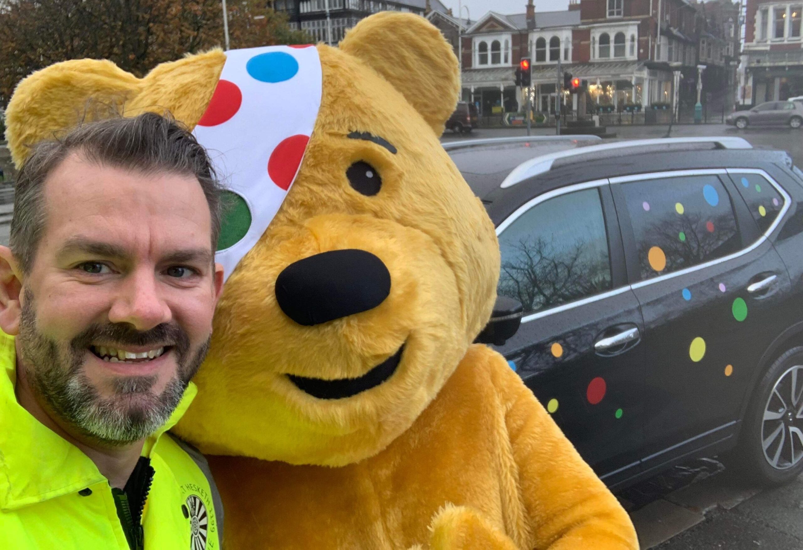 Southport Hesketh Round Table is bringing the yellow 6-foot teddy bear out of hibernation for the weekend to visit the schools and businesses of Southport on Friday 15th November 2024