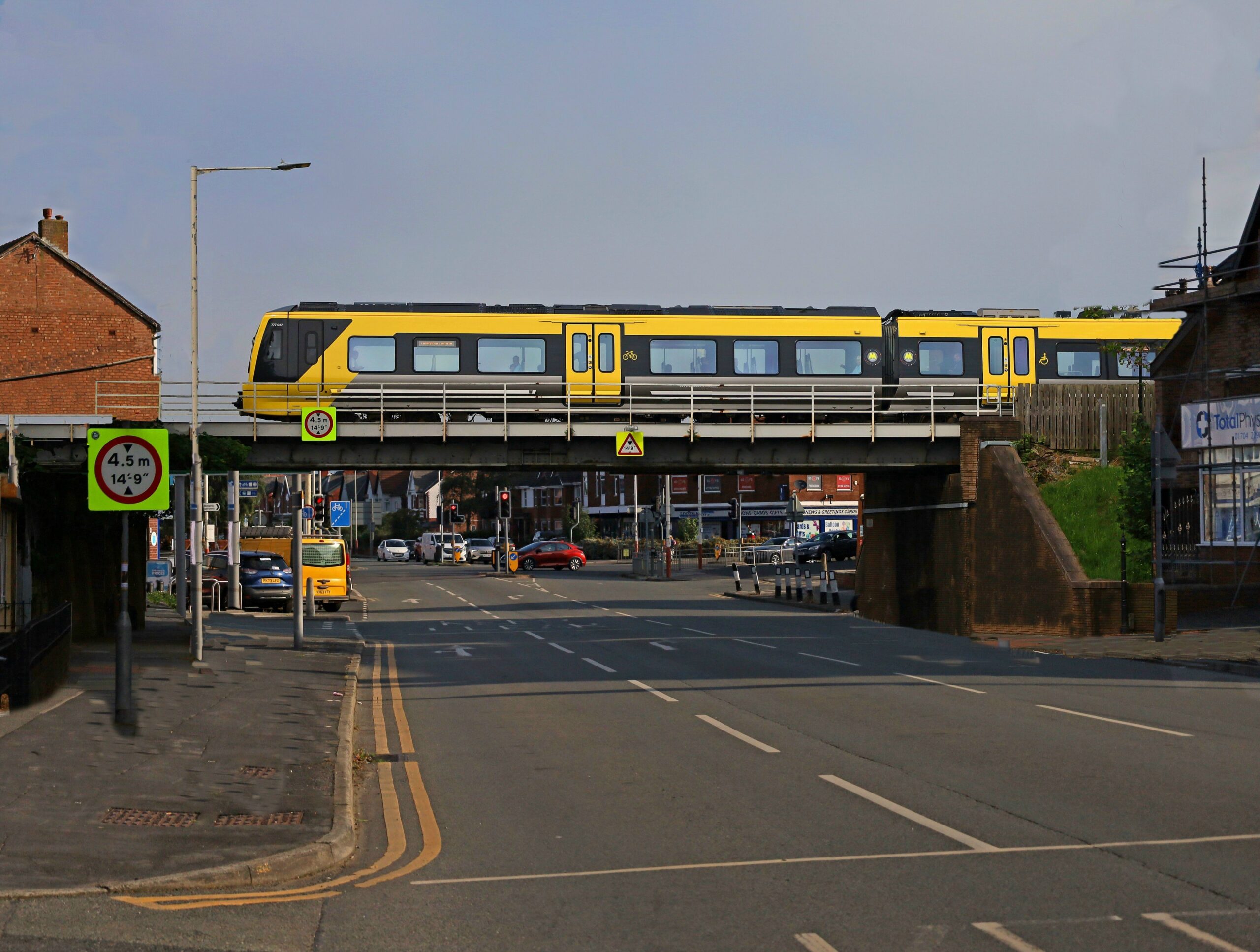 How Churchtown would have looked if the trains were still running on the old Southport to Preston train line. Image by Martyn Hilbert