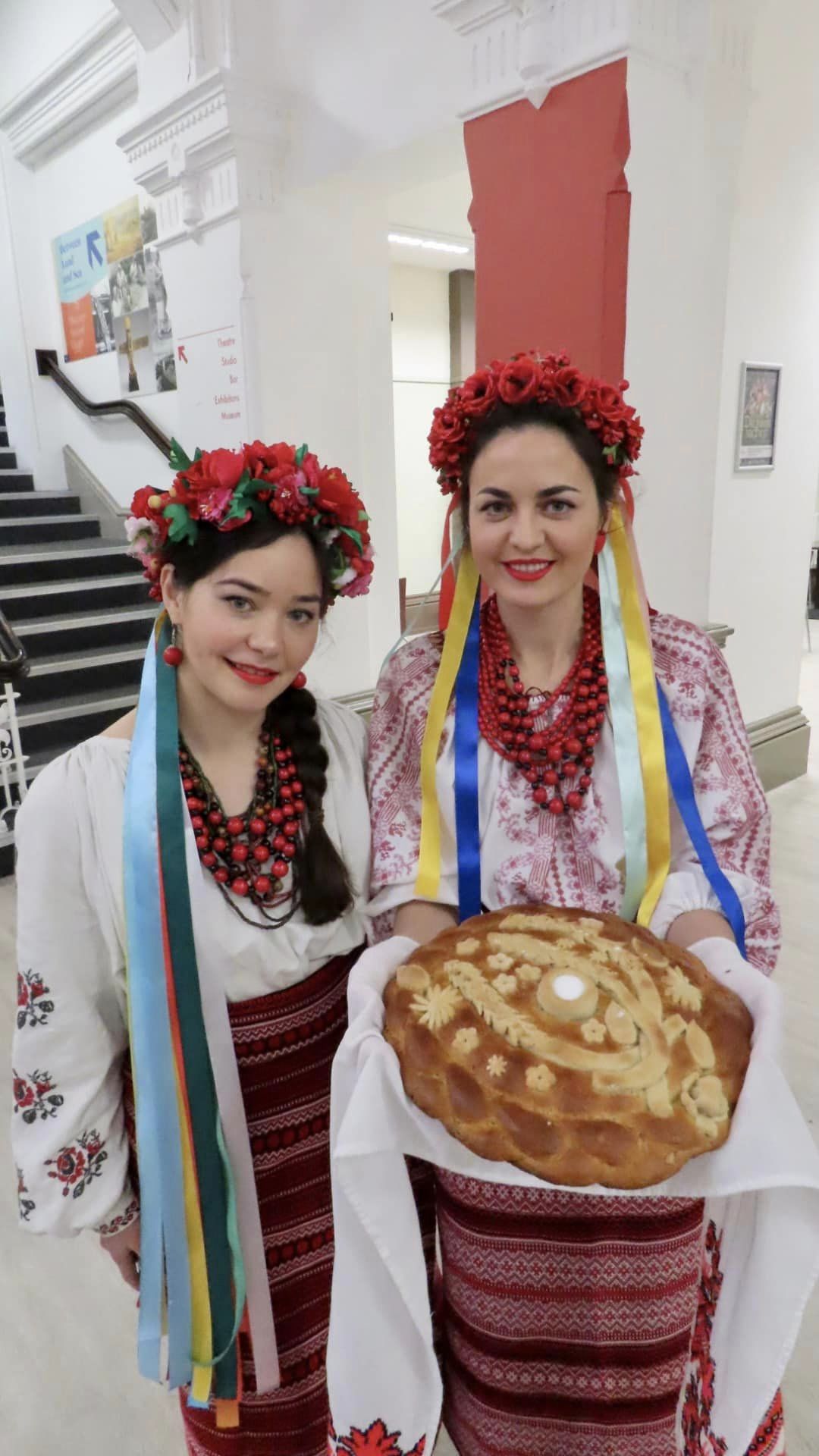 Families can enjoy a special day of Ukrainian culture at Wayfarers Shopping Arcade in Southport town centre on Saturday, 21st September 2024. The event is organised by Nina Karetska (left) and Vita Mahlovana (right). Photo by Andrew Brown Stand Up For Southport