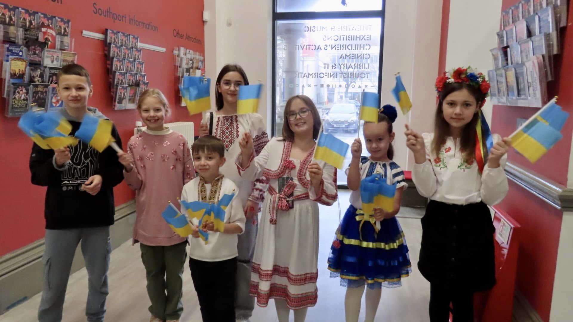 Families can enjoy a special day of Ukrainian culture at Wayfarers Shopping Arcade in Southport town centre on Saturday, 21st September 2024. The event is organised by Nina Karetska and Vita Mahlovana. Photo by Andrew Brown Stand Up For Southport