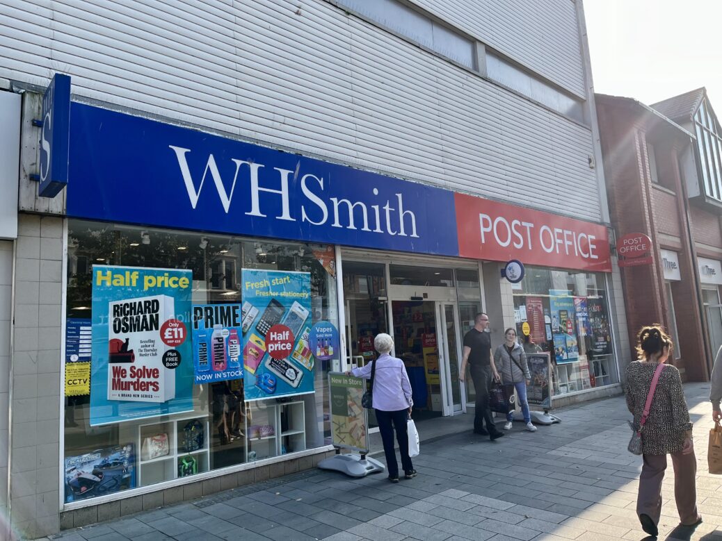 The WH Smith shop on Chapel Street in Southport. Photo by Andrew Brown Stand Up For Southport