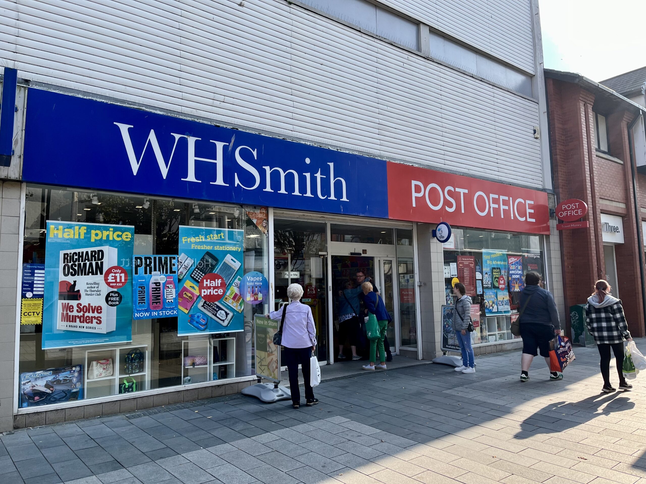 The WH Smith shop on Chapel Street in Southport. Photo by Andrew Brown Stand Up For Southport