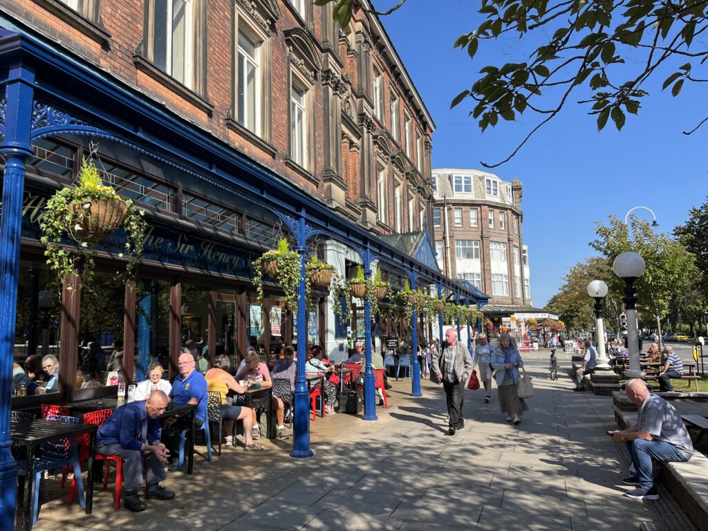 The Sir Henry Segrave Wetherspoon pub on Lord Street in Southport. The site will be transormed to add a new Wetherspoon Hotel. Photo by Andrew Brown Stand Up For Southport