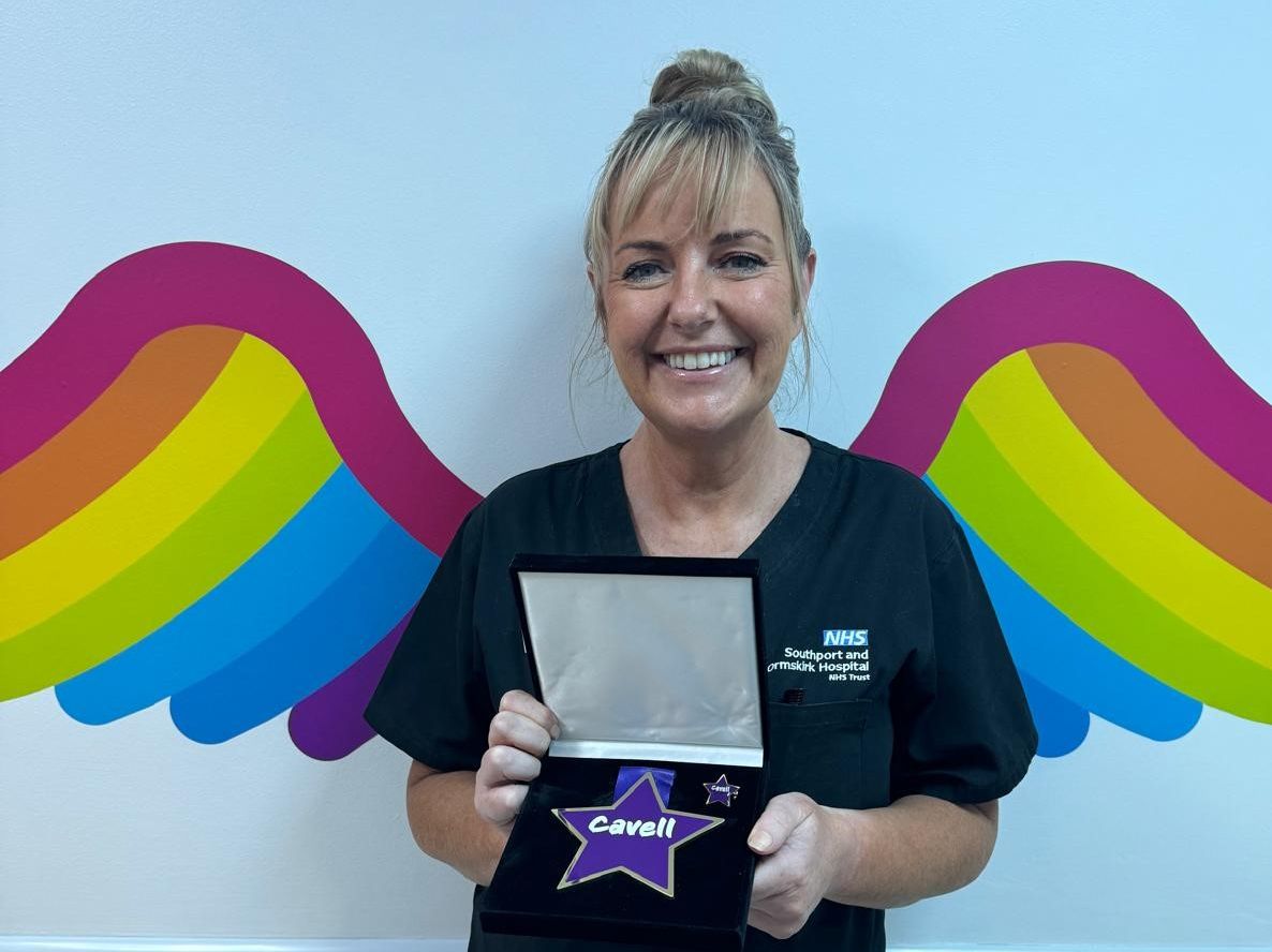 Inspirational senior Mersey and West Lancashire Teaching Hospitals NHS Trust nurse Angie Westwood, Matron of the Critical Care Unit at Southport Hospital, has been awarded a Cavell Star award