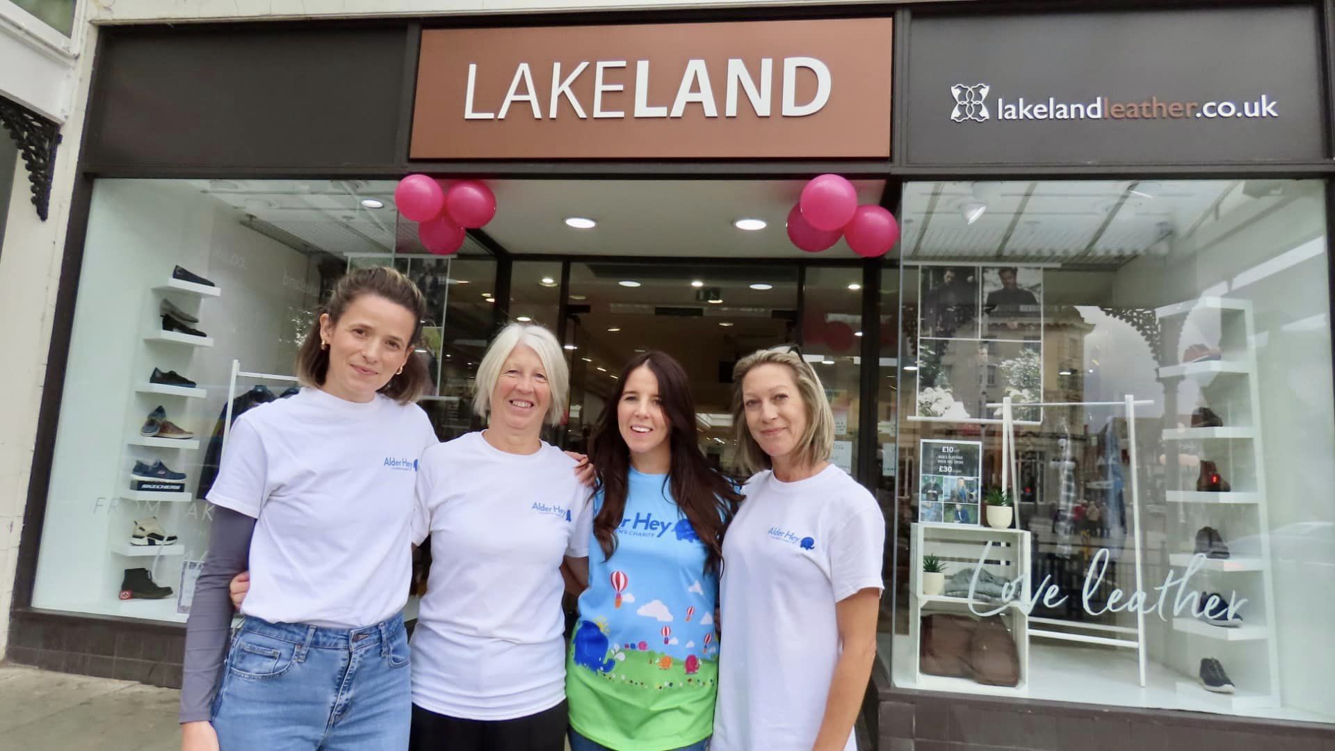 Lakeland Leather in Southport has thanked shoppers who supported their recent in-store fundraising event for Alder Hey Childrens Hospital. Phoot by Andrew Brown Stand Up For Southport