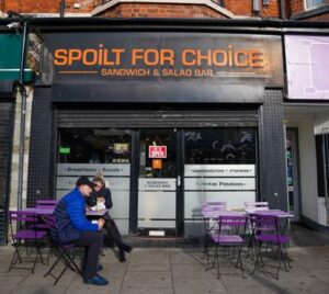 The Spoilt For Choice sandwich and salad bar has reopened in Southport. Photo by Bertie Cunningham Southport BID