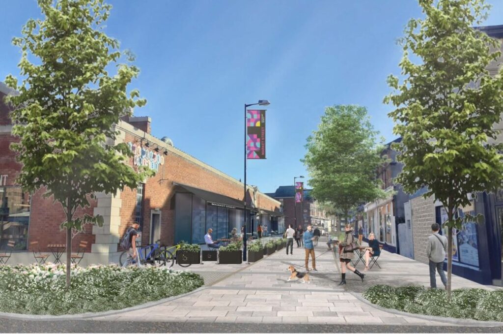 Southport Market Quarter public realm will be transformed in a £2.5 million scheme in the first phase of the Les Transformations de Southport project being led by Sefton Council