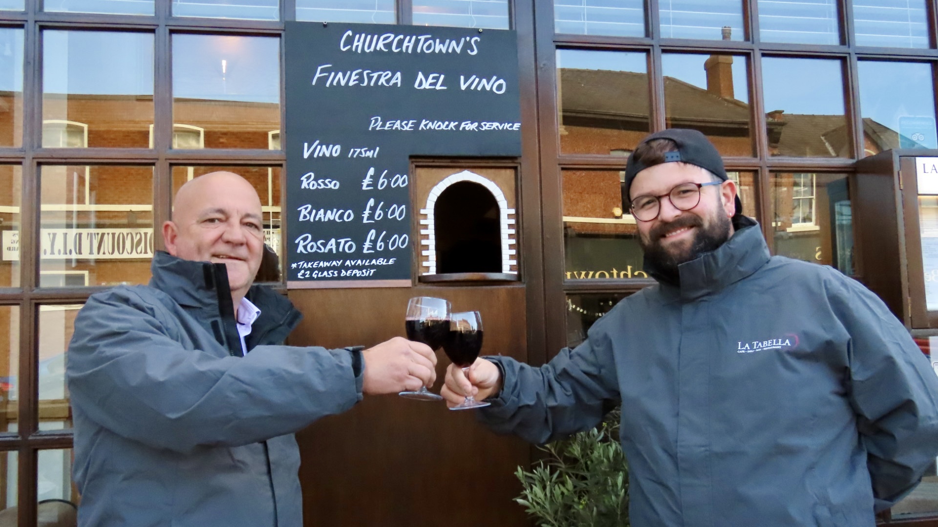 La Tabella Italian restaurant in Southport has unveiled the first ever wine window in Merseyside - and just the second one in the UK. Photo by Andrew Brown Stand Up For Southport