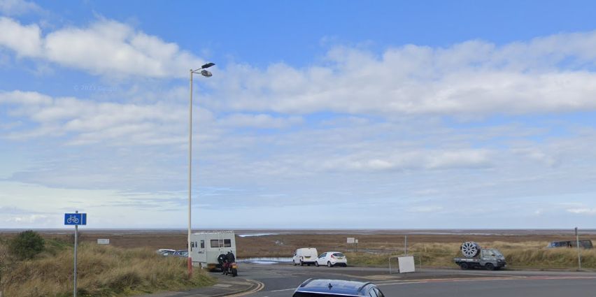 The Weld Road entrance to Birkdale Beach in Southport