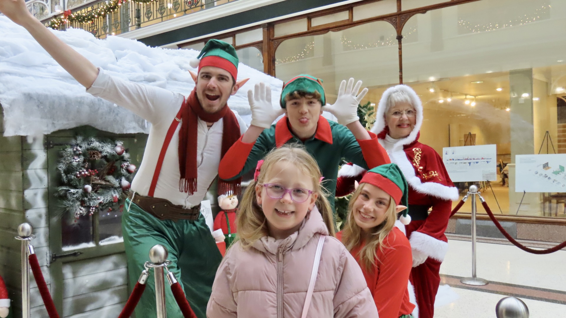 Santa's Grotto at Wayfarers Arcade in Southport. Photo by Andrew Brown Stand Up For Southport