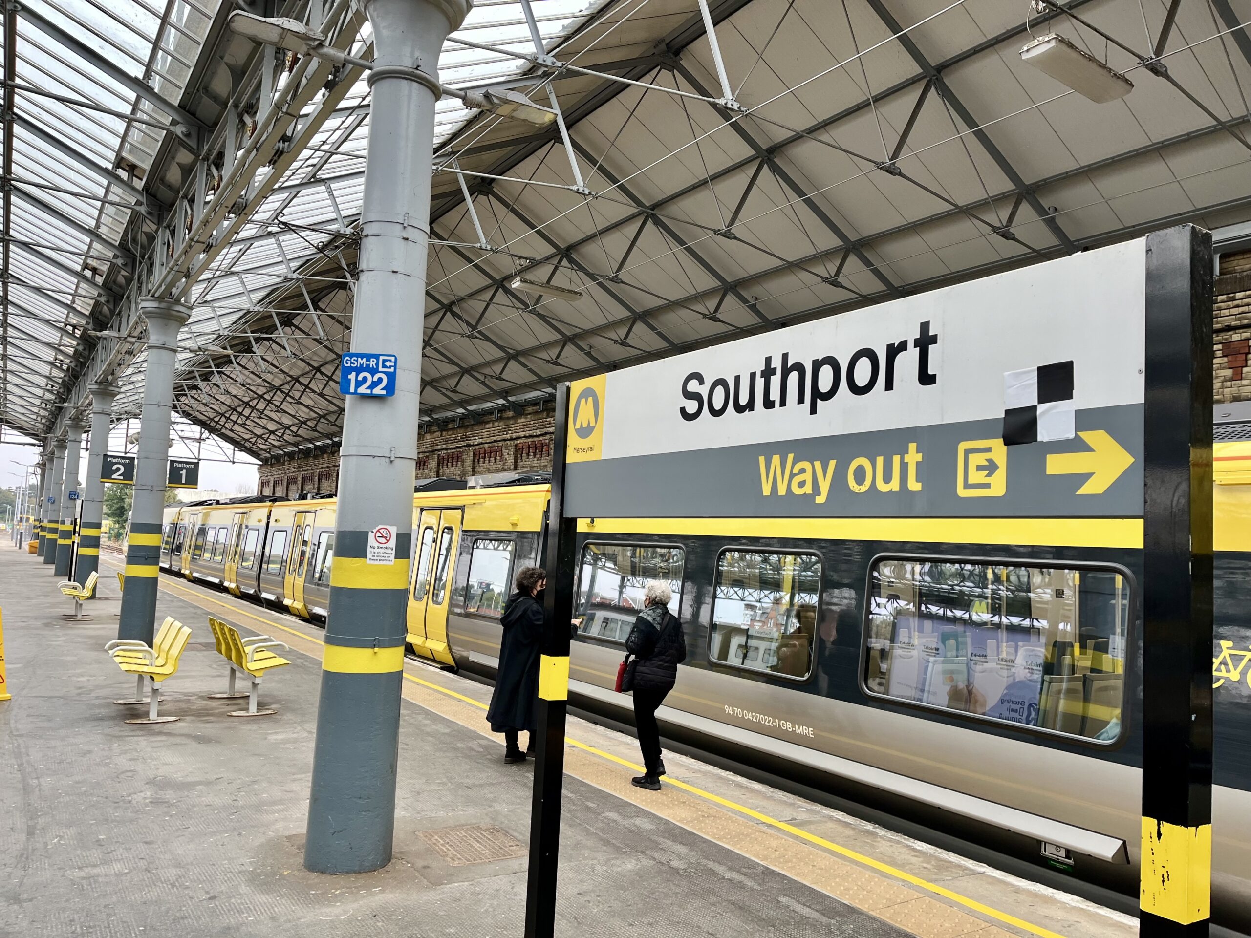 A Merseyrail train at Southport Train Station. Photo by Andrew Brown Stand Up For Southport