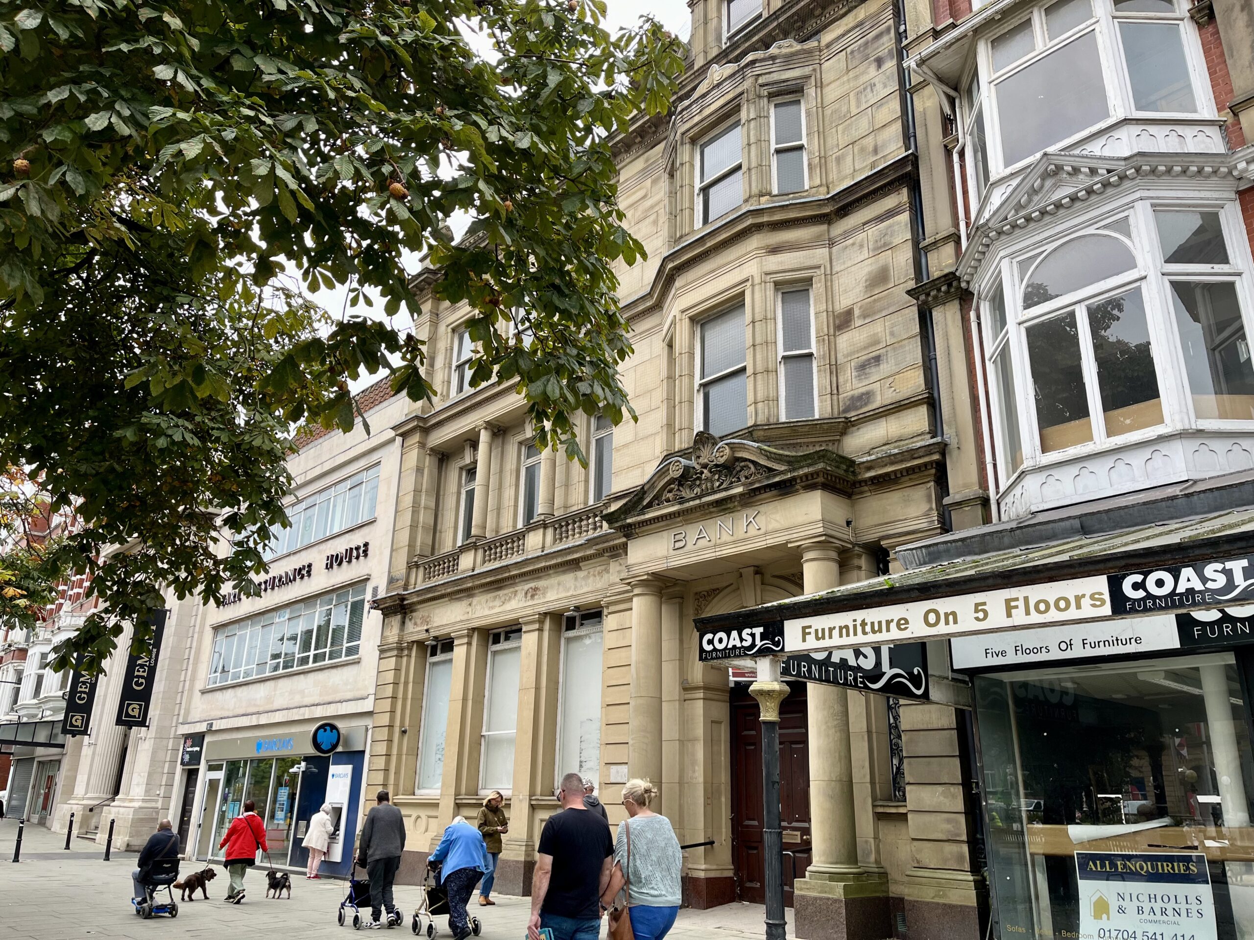 The Royal Bank Of Scotland building at 269 Lord Street in Southport. Photo by Andrew Brown Stand Up For Southport