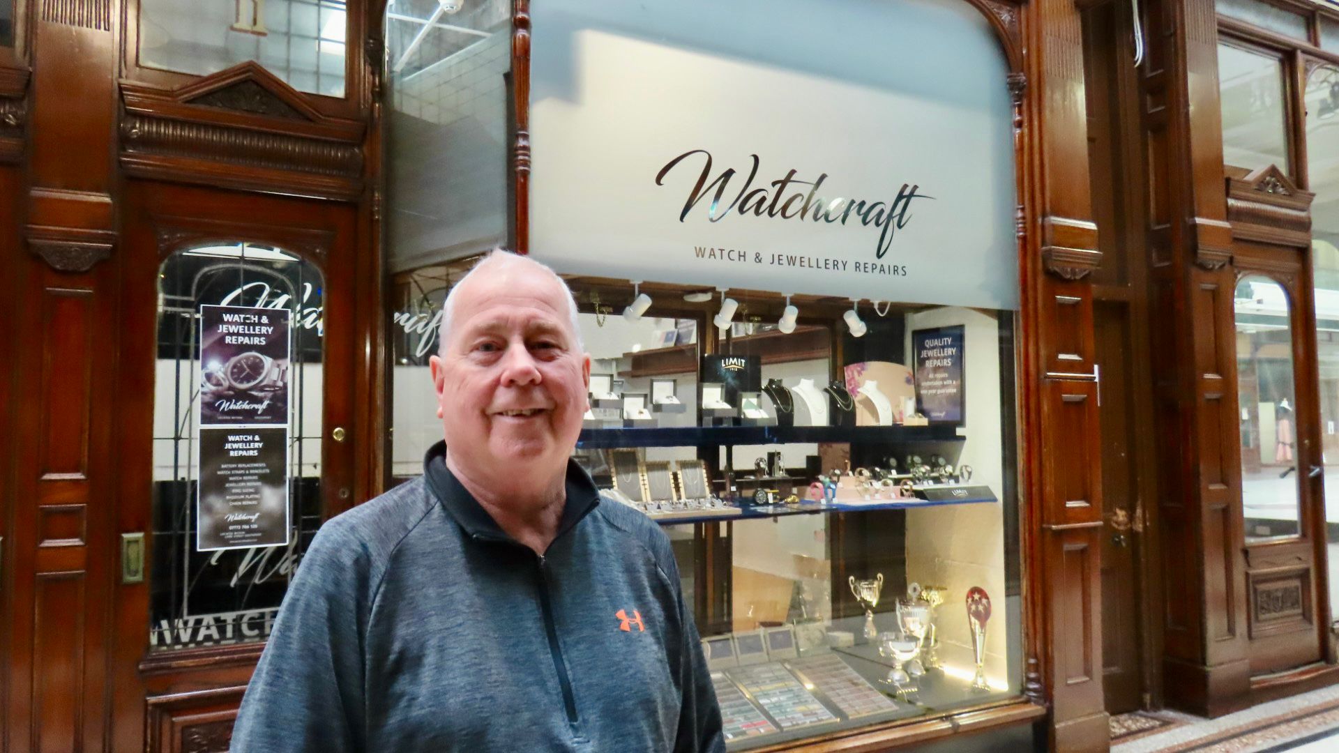 The Watchcraft shop has opened inside Wayfarers Shopping Arcade in Southport, owned by Michael Hall. Photo by Andrew Brown Stand Up For Southport