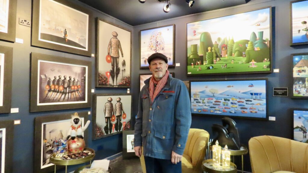 The new Grant Searl Art and The Northerner Art Gallery in Southport has opened at Wayfarers Shopping Arcade on Lord Street in Southport. Photo by Andrew Brown Stand Up For Southport