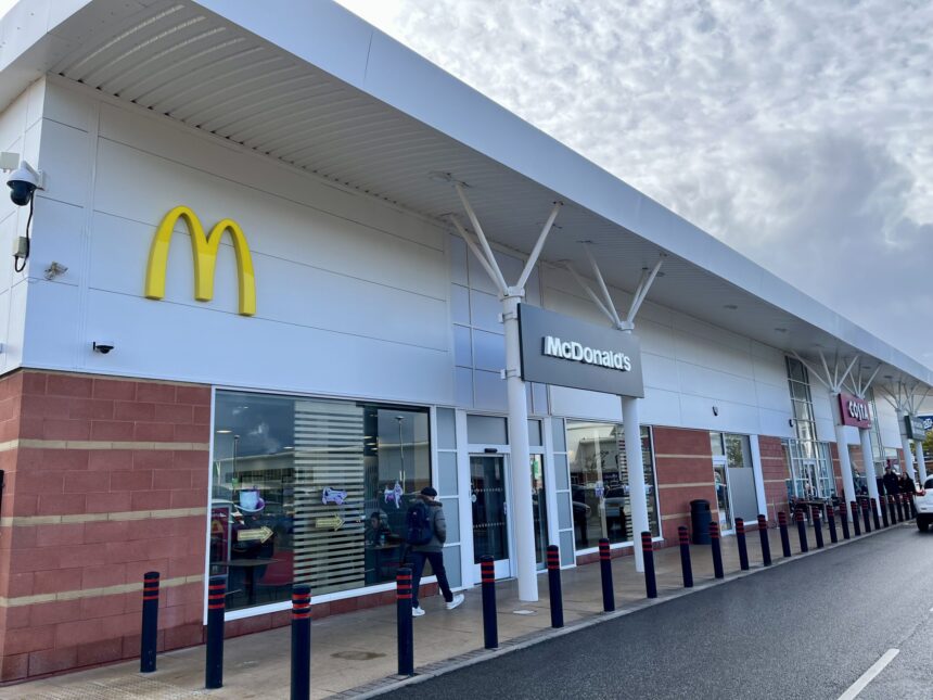 McDonald's at Central 12 retail park in Southport. Photo by Andrew Brown Stand Up For Southport