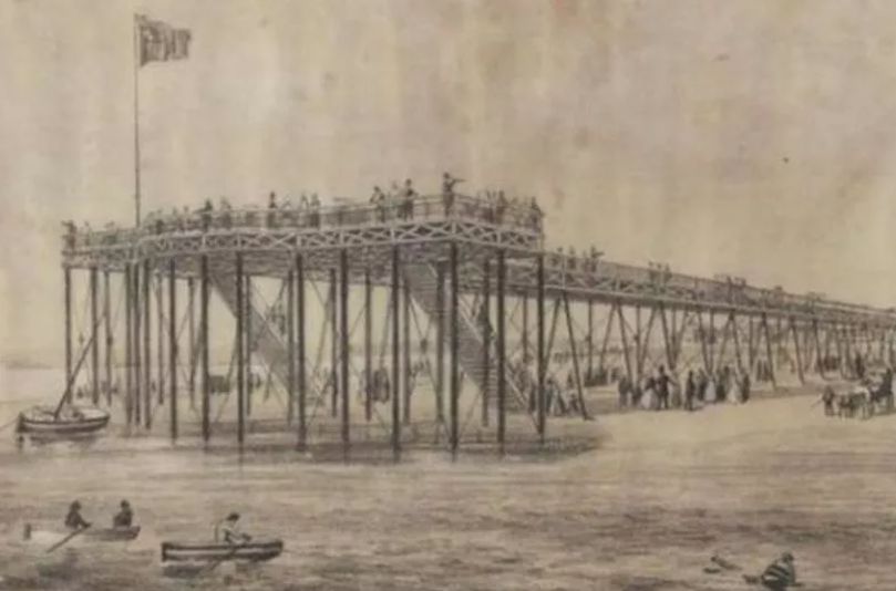 Southport Pier opened in 1860