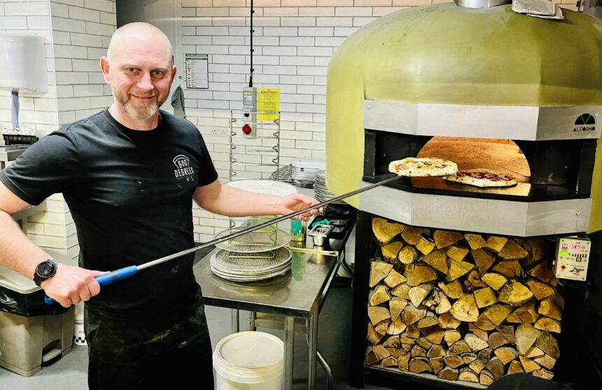 Dan Johnstone owner of 600 Degrees pizza at Southport Market aand 600 Degrees at Sandon Road in Hillside. Photo by Andrew Brown Stand Up For Southport