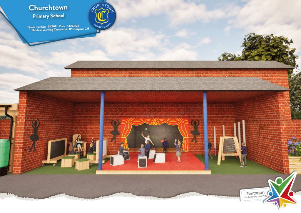 How the proposed new playground would look at Churchtown Primary School in Southport in memory of former pupils Alice da Silva Aguiar and Bebe King