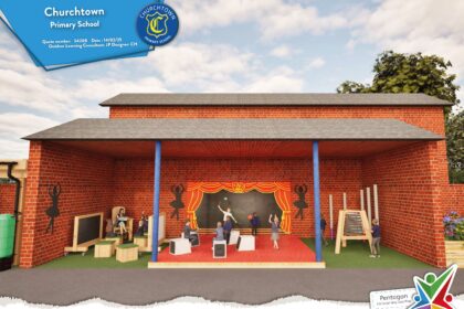 How the proposed new playground would look at Churchtown Primary School in Southport in memory of former pupils Alice da Silva Aguiar and Bebe King