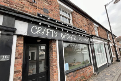 The Crafty Badger pottery cafe in Churchtown in Southport. Photo by Andrew Brown Stand Up For Southport