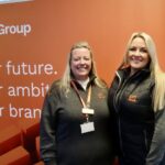 Jordan Duggan (left) and Kyla Watts (right) at EFT Group. Photo by Andrew Brown Stand Up For Southport