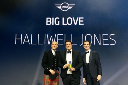 Halliwell Jones has been honoured with the 'MINI Big Love' Award at this years MINI Retailer of the Year awards