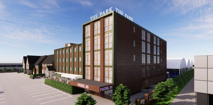 An artist's impression of the proposed new look for The Park Hotel in Netherton. Image by WD Architects