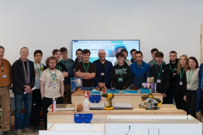 Southport-born John Moule has kindly donated a vast collection of high-quality, unused tools to Southport Colleges Carpentry and Joinery department on behalf of his late father, Ted Moule