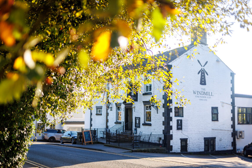 The Windmill pub in Parbold