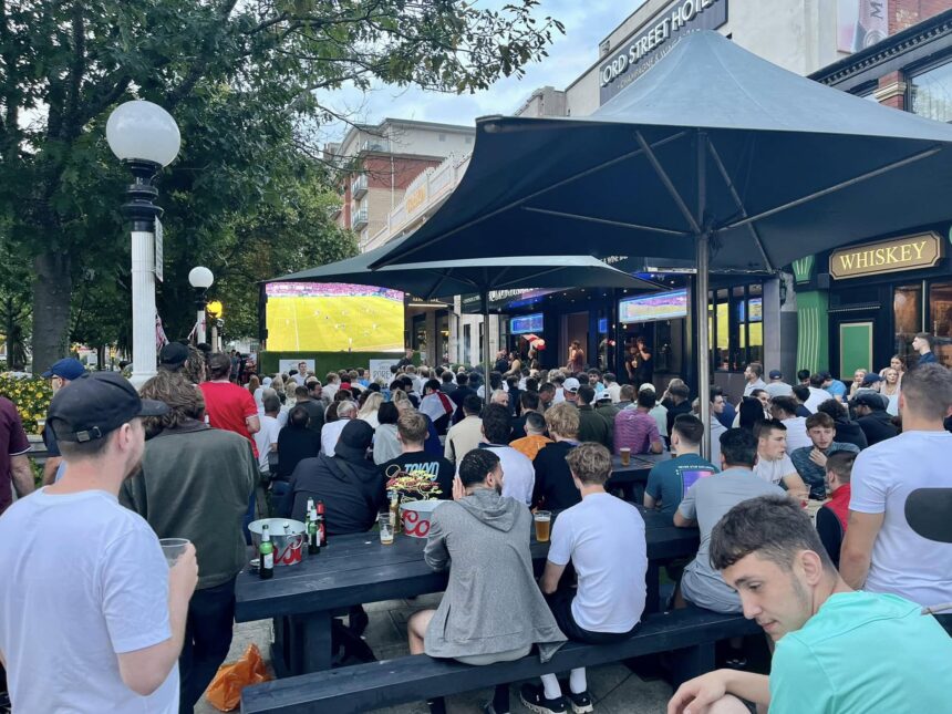 Big screen is BACK outside Lord Street Hotel in Southport for busy ...