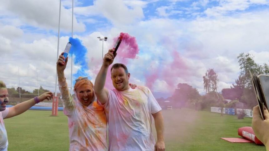 The Southport Colour Run at Southport Rugby Club. Photo by Andrew Brown Stand Up For Southport