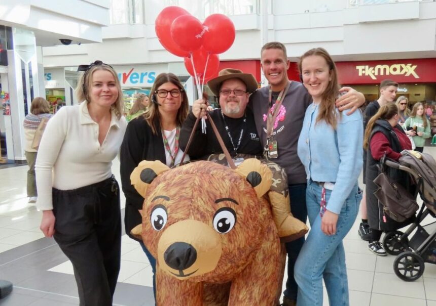 Over £1,500 has been raised for Comic Relief after hundreds of local families supported a huge Teddy Bear Rehoming Day at the TX Maxx store in Southport. Photo by Andrew Brown Stand Up For Southport